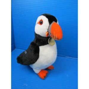 Miyoni Aurora Puffin Plush Realistic Stuffed 9" Science Classroom